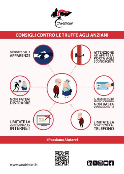 Consigli contro le truffe agli anizani