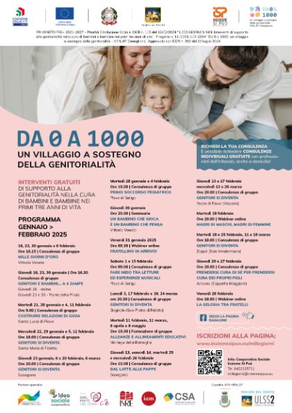 Da 0 a 1000: un villaggio a sostegno della genitorialità